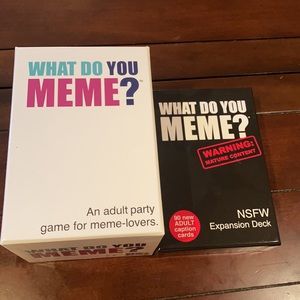 WHAT DO YOU MEME? PARTY GAME + EXPANSION PACK